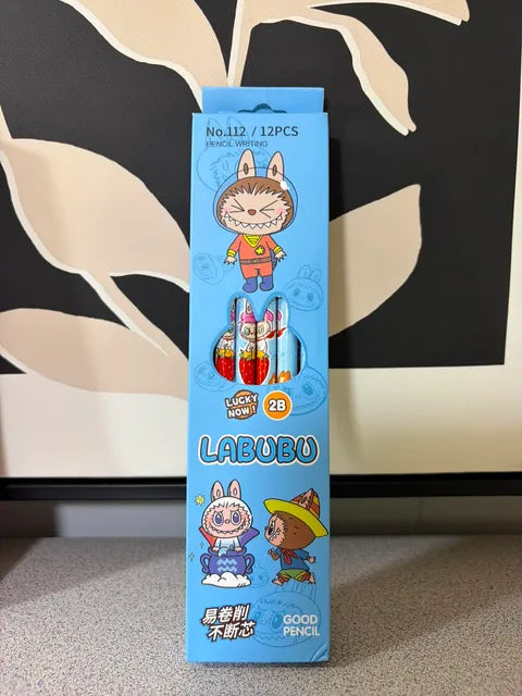 Ensemble de crayons de bois 12 pièces