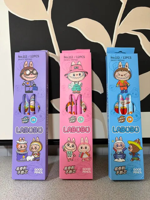 Ensemble de crayons de bois 12 pièces